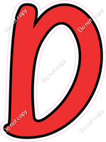 CUL 23.5" Individuals - Flat Red D