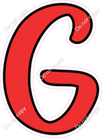 CUL 23.5" Individuals - Flat Red G