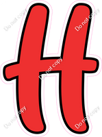 CUL 23.5" Individuals - Flat Red H