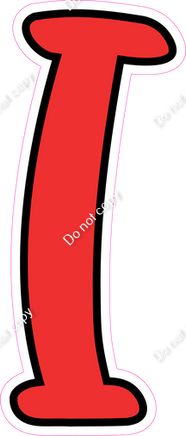 CUL 23.5" Individuals - Flat Red I