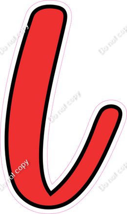 CUL 23.5" Individuals - Flat Red L