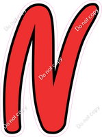 CUL 23.5" Individuals - Flat Red N