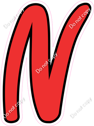 CUL 23.5" Individuals - Flat Red N