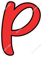 CUL 23.5" Individuals - Flat Red P