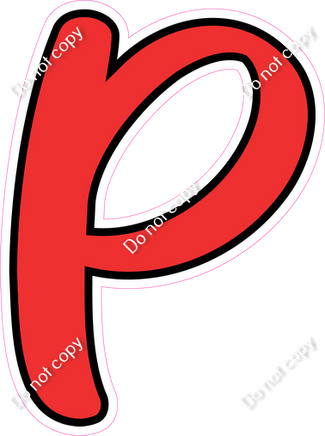 CUL 23.5" Individuals - Flat Red P