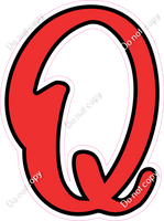 CUL 23.5" Individuals - Flat Red Q