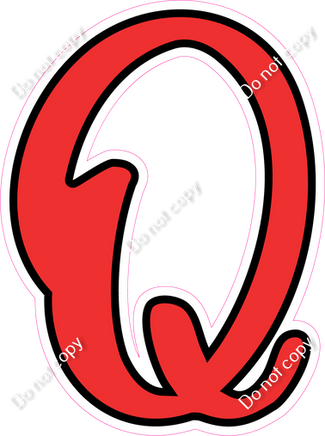 CUL 23.5" Individuals - Flat Red Q