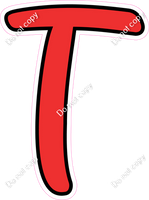 CUL 23.5" Individuals - Flat Red T