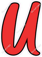 CUL 23.5" Individuals - Flat Red U