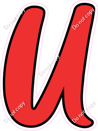 CUL 23.5" Individuals - Flat Red U