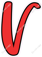 CUL 23.5" Individuals - Flat Red V