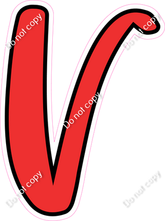 CUL 23.5" Individuals - Flat Red V