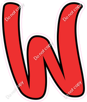 CUL 23.5" Individuals - Flat Red W