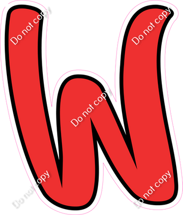 CUL 23.5" Individuals - Flat Red W