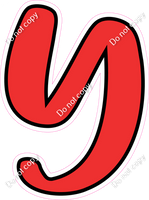 CUL 23.5" Individuals - Flat Red Y