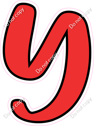 CUL 23.5" Individuals - Flat Red Y