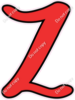 CUL 23.5" Individuals - Flat Red Z