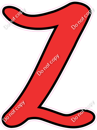 CUL 23.5" Individuals - Flat Red Z