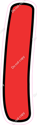 CUL 23.5" Individuals - Flat Red 1