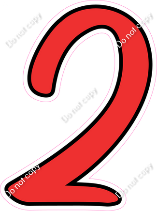 CUL 23.5" Individuals - Flat Red 2