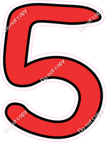 CUL 23.5" Individuals - Flat Red 5