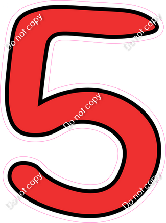 CUL 23.5" Individuals - Flat Red 5