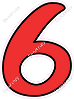 CUL 23.5" Individuals - Flat Red 6