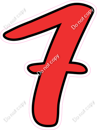 CUL 23.5" Individuals - Flat Red 7