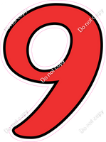 CUL 23.5" Individuals - Flat Red 9