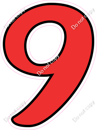 CUL 23.5" Individuals - Flat Red 9