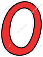 CUL 23.5" Individuals - Flat Red