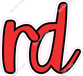 CUL 23.5" Individuals - Flat Red RD