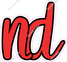 CUL 23.5" Individuals - Flat Red ND