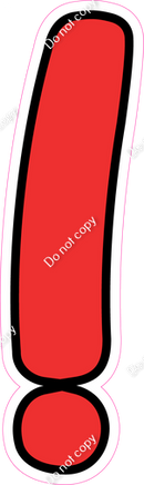 CUL 23.5" Individuals - Flat Red !