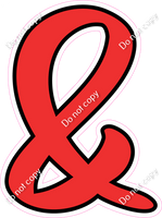 CUL 23.5" Individuals - Flat Red &