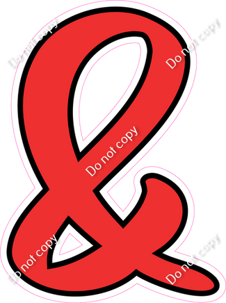 CUL 23.5" Individuals - Flat Red &