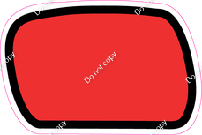 CUL 23.5" Individuals - Flat Red Dash