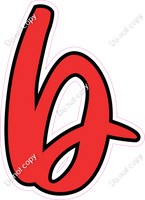 CUL 23.5" Individuals - Flat Red b