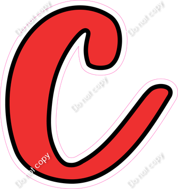 CUL 23.5" Individuals - Flat Red c