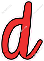 CUL 23.5" Individuals - Flat Red d