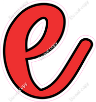 CUL 23.5" Individuals - Flat Red e