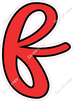 CUL 23.5" Individuals - Flat Red f