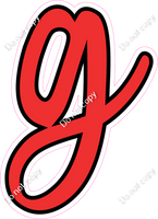 CUL 23.5" Individuals - Flat Red g