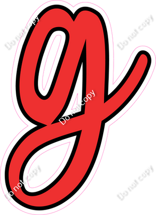 CUL 23.5" Individuals - Flat Red g