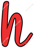 CUL 23.5" Individuals - Flat Red h