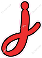 CUL 23.5" Individuals - Flat Red j