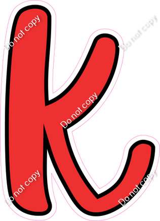 CUL 23.5" Individuals - Flat Red k