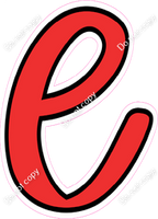 CUL 23.5" Individuals - Flat Red l