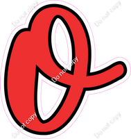 CUL 23.5" Individuals - Flat Red o