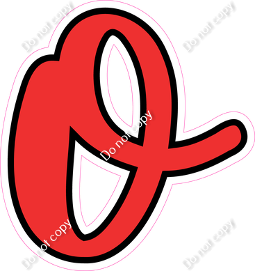 CUL 23.5" Individuals - Flat Red o